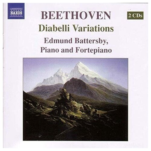 Beethoven - Diabelli Variations Op. 120 -Edmund Battersby < Naxos CD Deu (Компакт-диск 2шт) компакт диски decca katchen julius beethoven diabelli variations cd