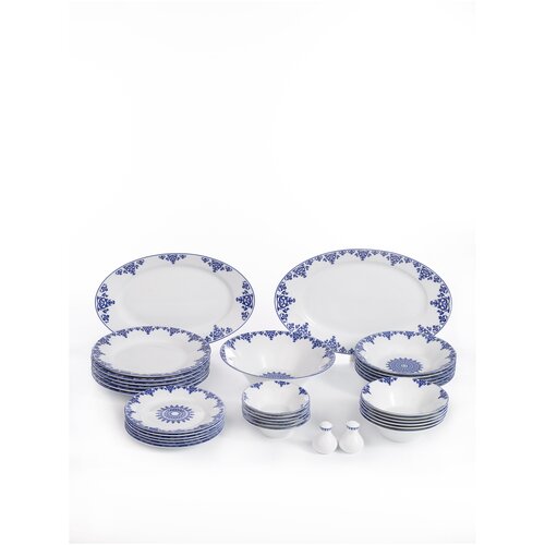 Сервиз столовый. Zarin Iran Porcelain Industries Co. Shahrzad Samarkand столовый набор 35 предметов.