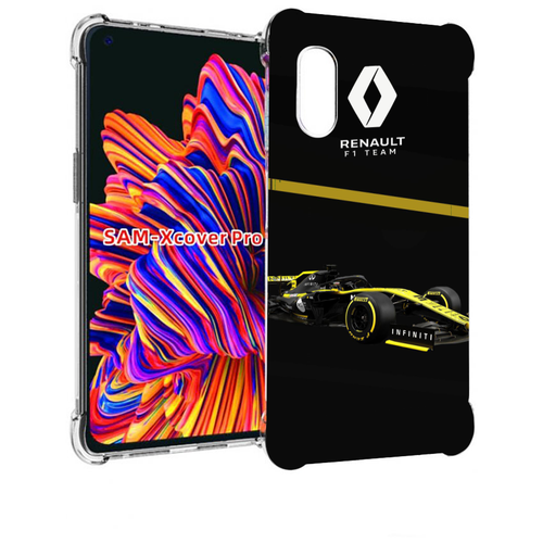 Чехол MyPads рено renault 2 для Samsung Galaxy Xcover Pro 1 задняя-панель-накладка-бампер