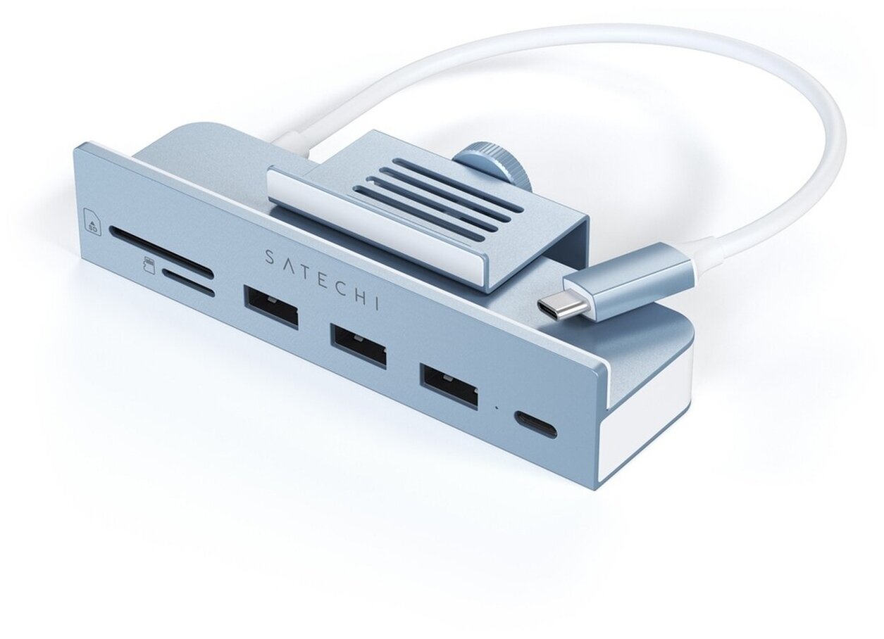 Разветвитель USB SATECHI Aluminum USB-C Clamp Hub ST-UCICHB