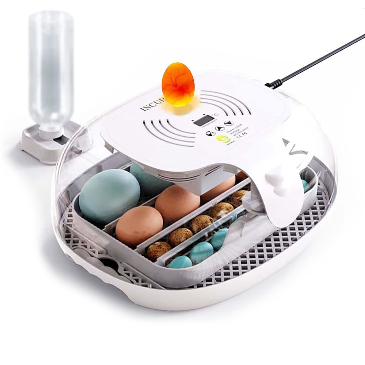 Инкубатор HHD 16 Wonegg мини автоматический для яиц с овоскопом - фотография № 1