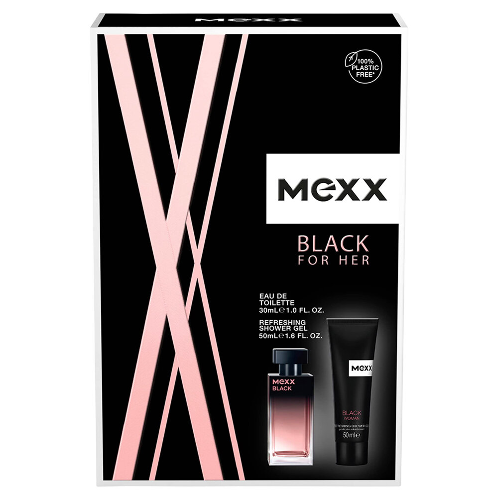 Mexx Black Woman набор (туал. вода 30 мл + гель для душа 50 мл)