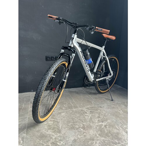 Велосипед горный RICHIESTO 26 21s Алюминиевая рама 19 Взрослый Спортивный Унисекс серебристый 2470000₽