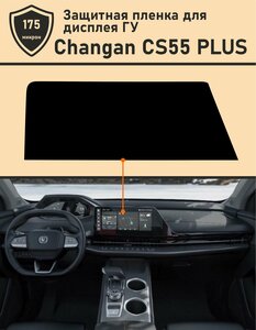 Changan CS55 PLUS 2023/ Защитная пленка для дисплея ГУ