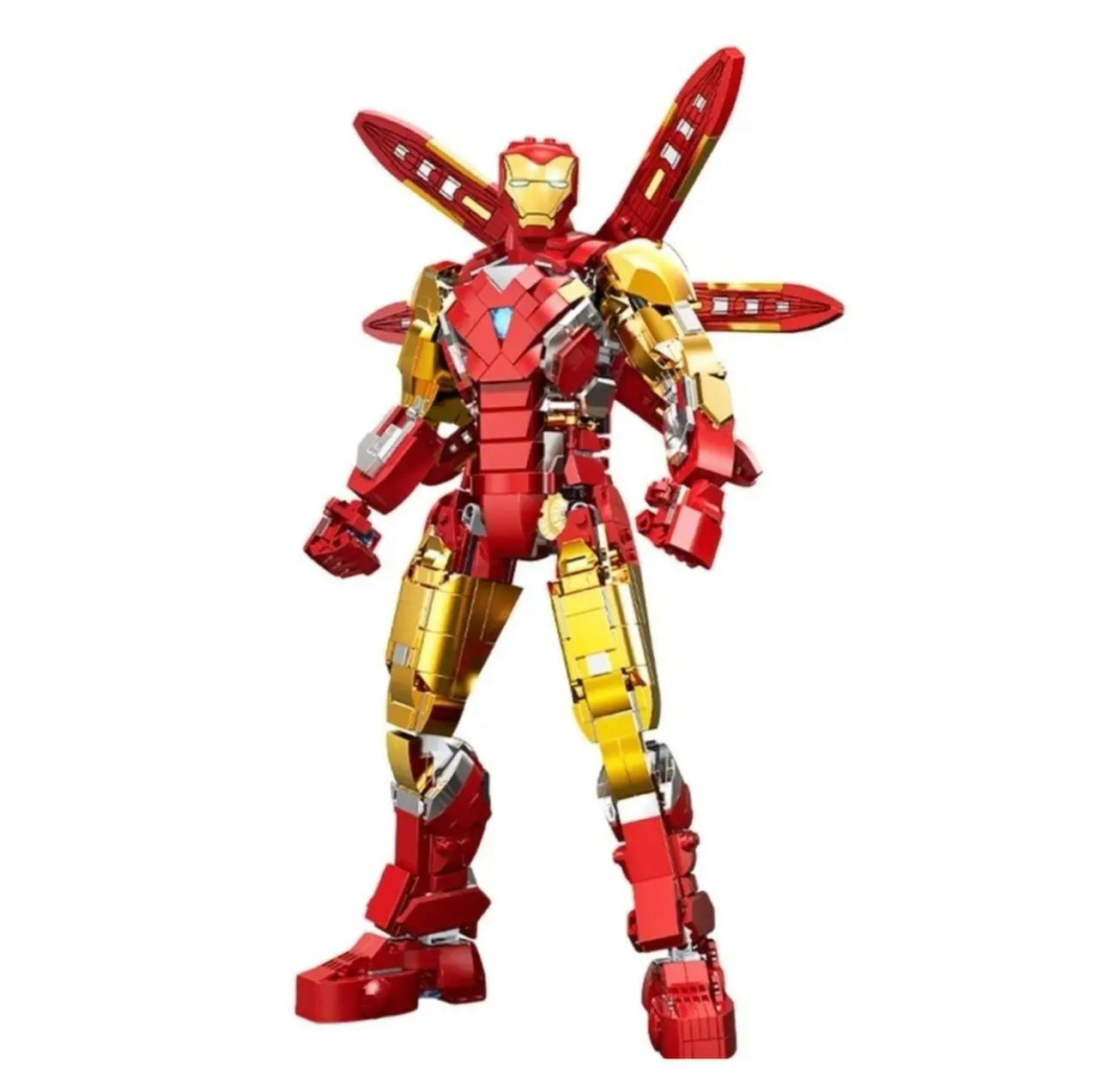 Конструктор Железный Человек / Iron Hero / 1385 деталей / Совместим с Лего
