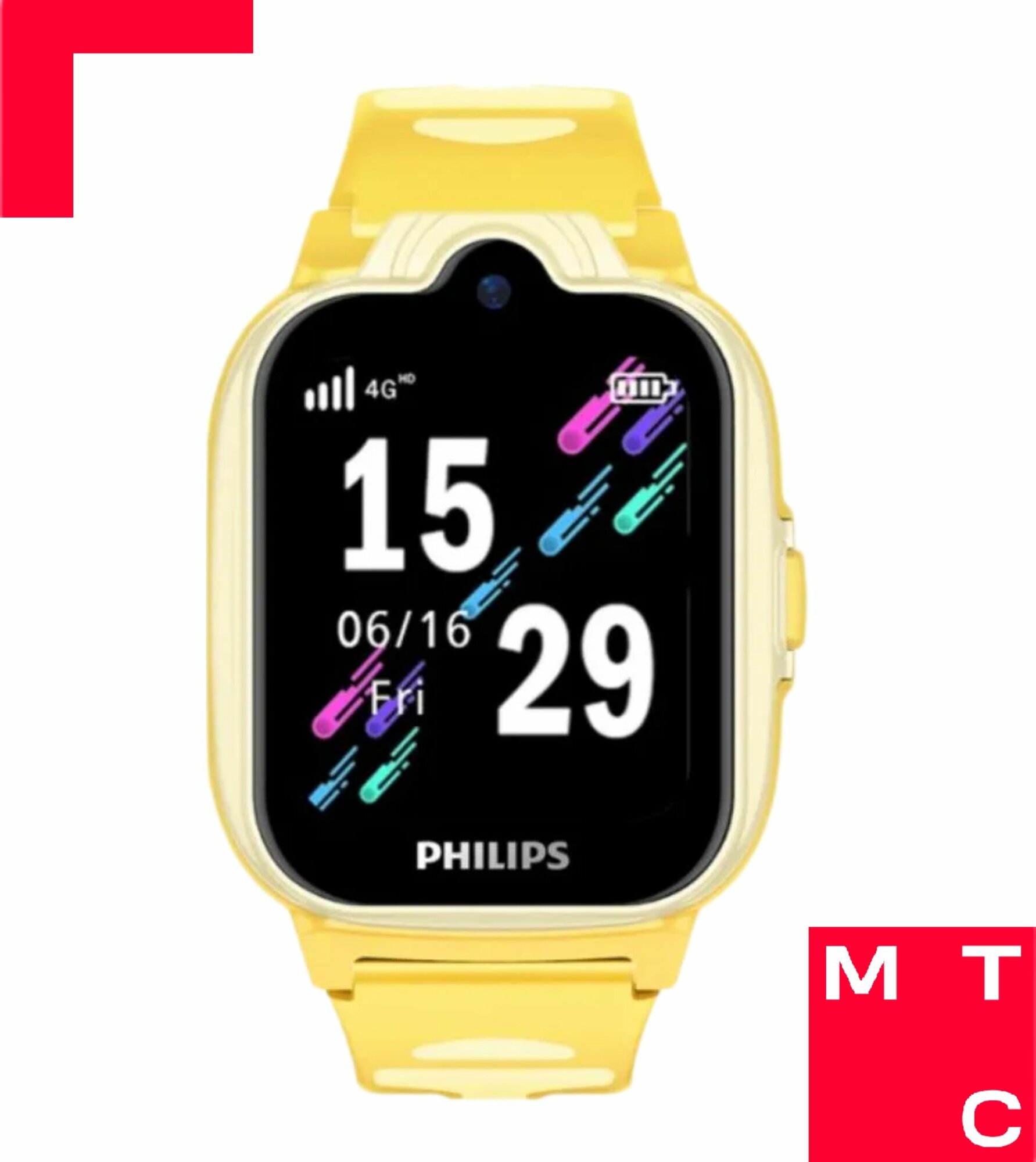 фото Детские часы Philips 4G W6610 Фиолетово-Розовые