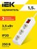 Удлинитель У03К-выкл. 3 места 2P+PE/1,5м 3х1мм2 16А/250В IEK