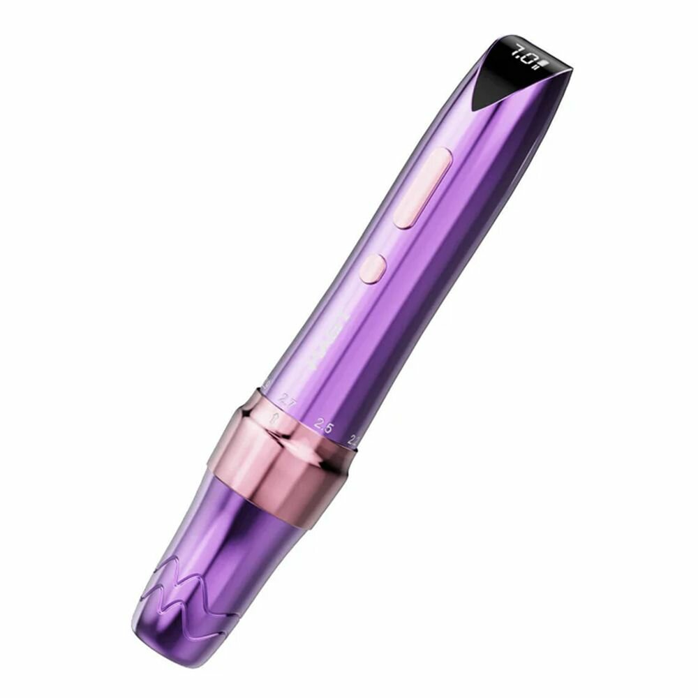 Беспроводная машинка для тату и татуажа Mast P60 PMU Purple