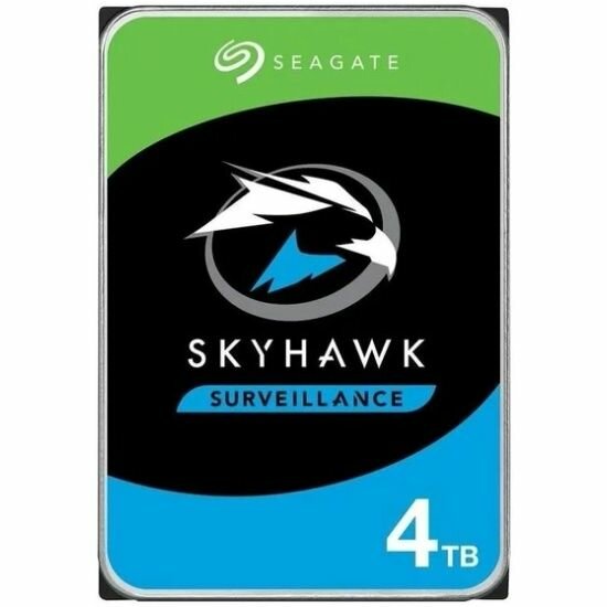 Жесткий диск Seagate Skyhawk ST4000VX016, 4ТБ, HDD, SATA III, 3.5"