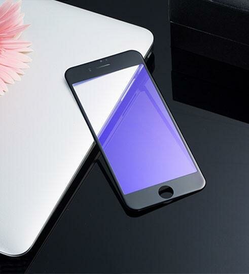 Защитное 3D стекло Remax Gener Curved Anti-Blue Ray для iPhone Айфон 7/8 Черный