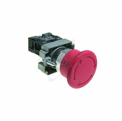 Кнопка SBY5-01TS (1NC) Грибок красный. с поворотн. размыканием