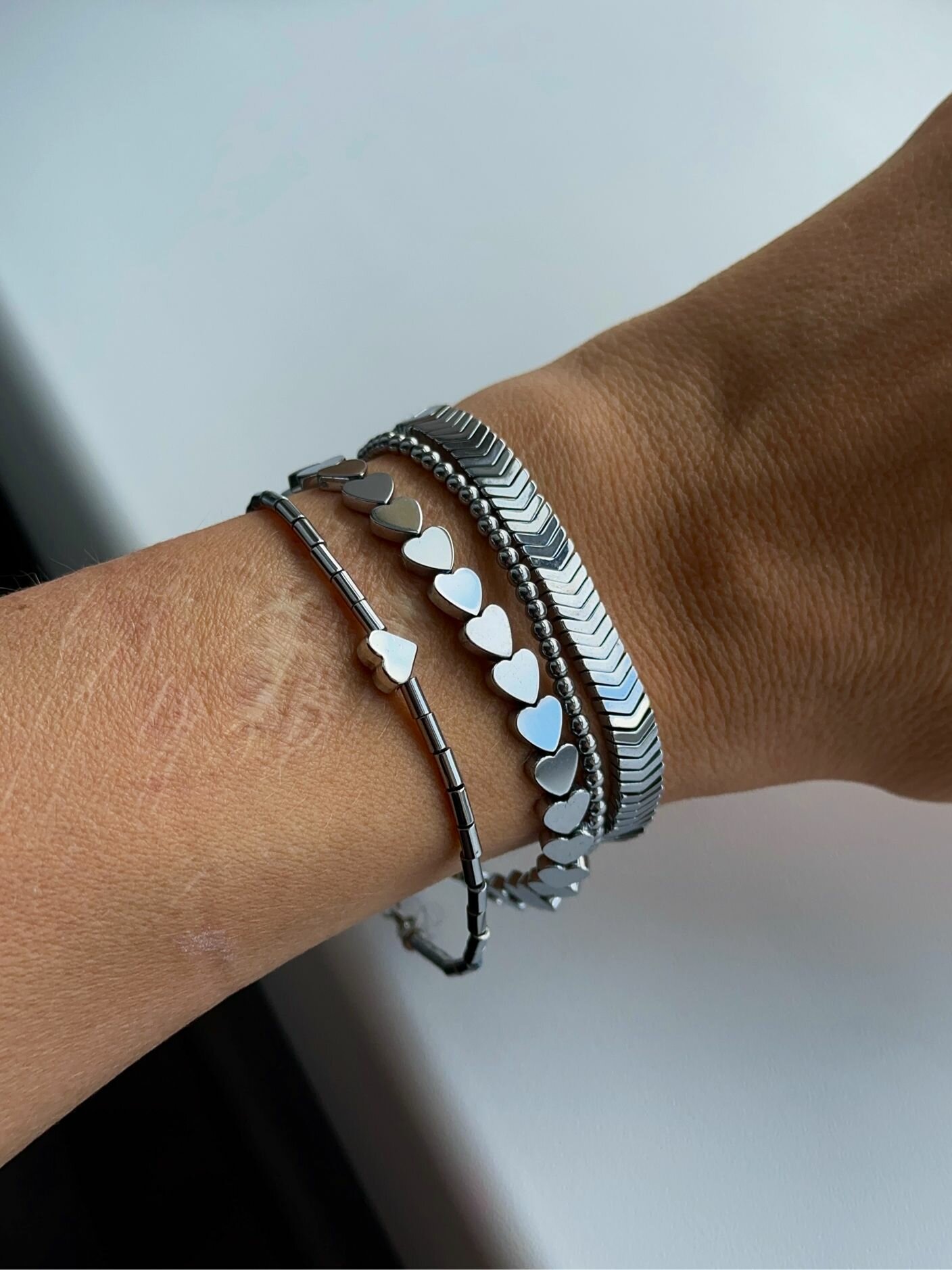 Браслет MARU JEWELRY, гематит