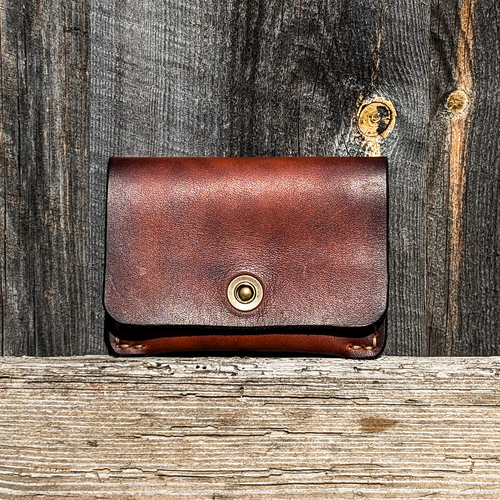 Кошелек March Leather, фактура гладкая, матовая, коричневый