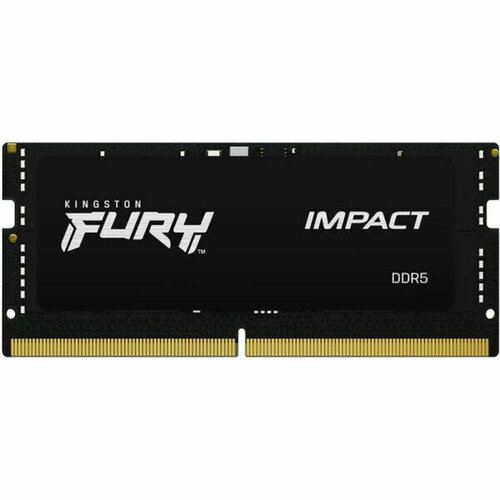 Оперативная память Kingston FURY Impact 16ГБ DDR5 SODIMM 4800 МГц KF548S38IB-16 8315₽