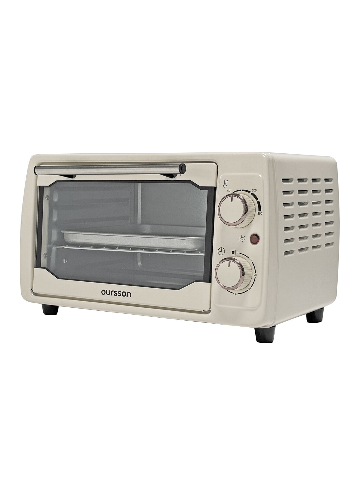 Мини-печь Oursson MO1020/IV, бежевая, внутренняя подсветка, 20л