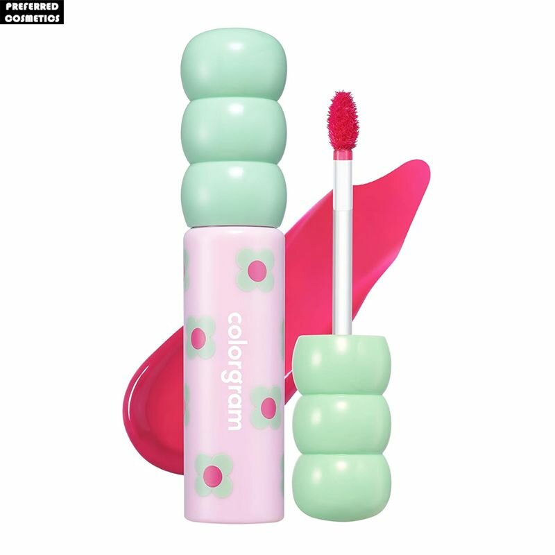 COLORGRAM pearl Gloss/глянцевый прозрачный блеск для губ Dew с тонким розовым блеском /искрящимся эффектом.