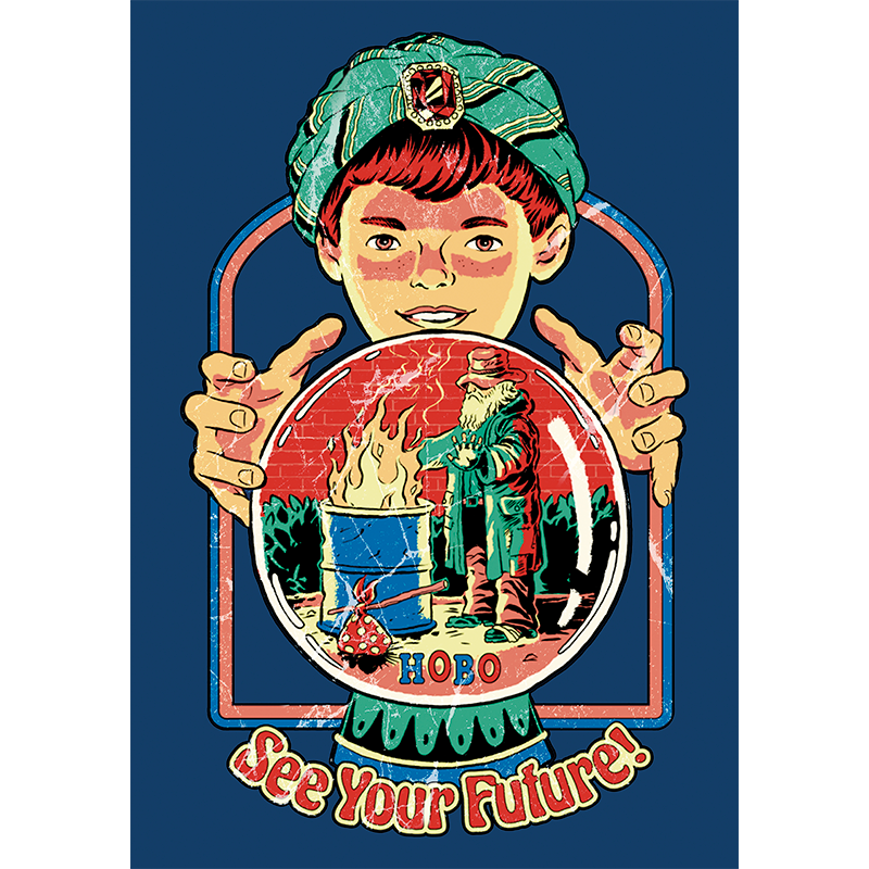 Постер Epic Merch : SEE YOUR FUTURE по мотивам творчества Стивена Родеса"