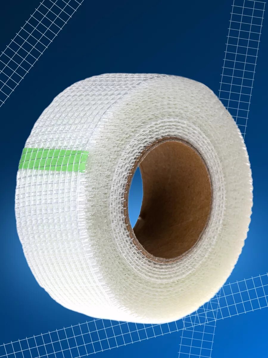 Cерпянка самоклеящаяся сетка строительная белая OXISS OXSERP150/20 — фото 1