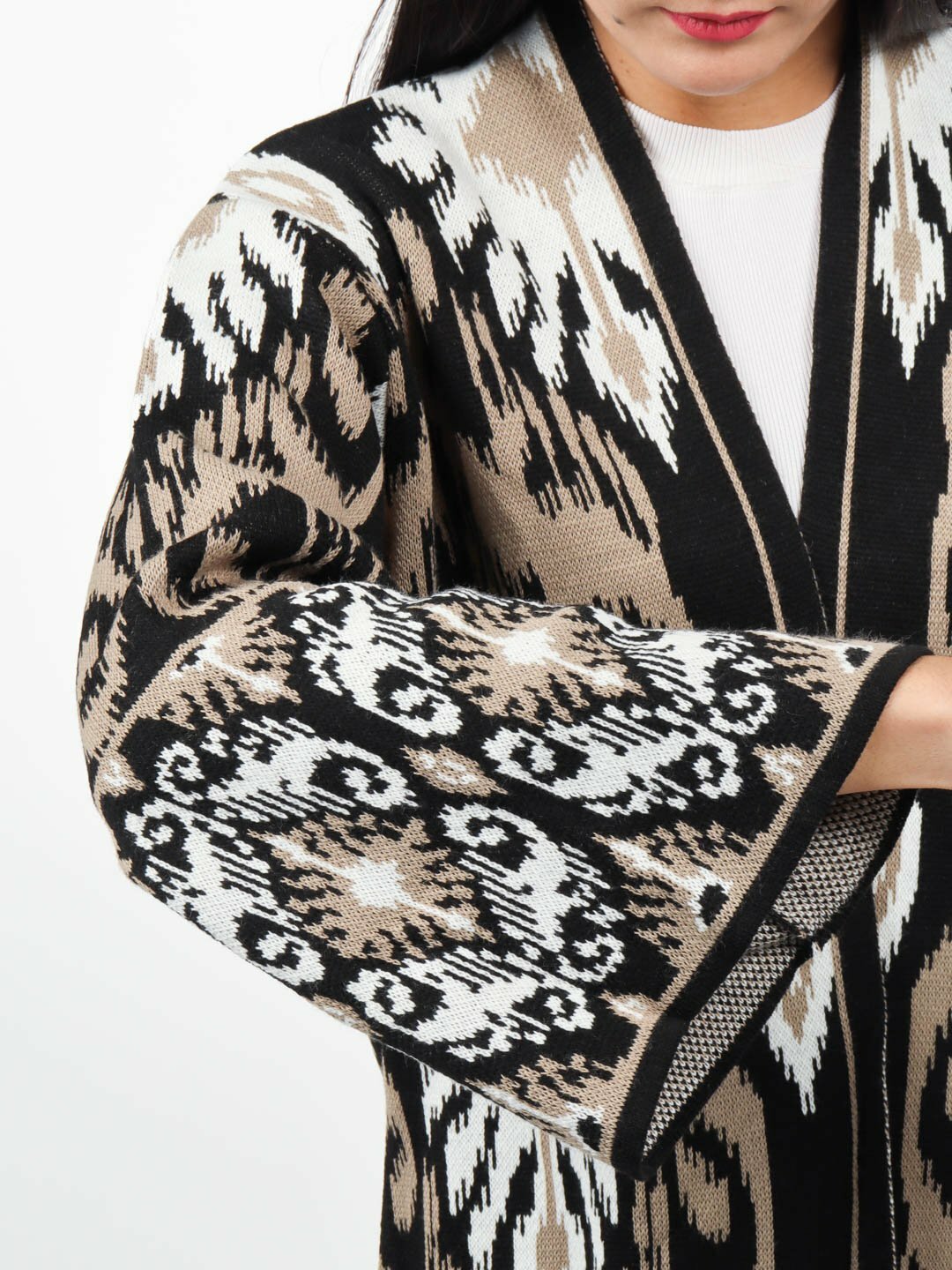 Кардиган Didov TRIKO 0024, размер oversize, black - 001 — фото 1