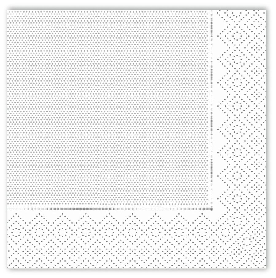 Салфетки бумажные сервировочные 1 слой 33 см. 400 листов Gratias Professional белые - фотография № 2