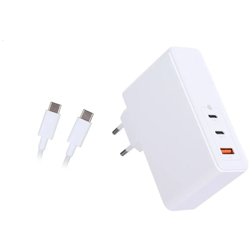 Сетевое зарядное устройство/Быстрая зарядка Baseus GaN5 Pro Fast Charger 2C+U 140W EU Cable Type-C to Type-C CCGP100201