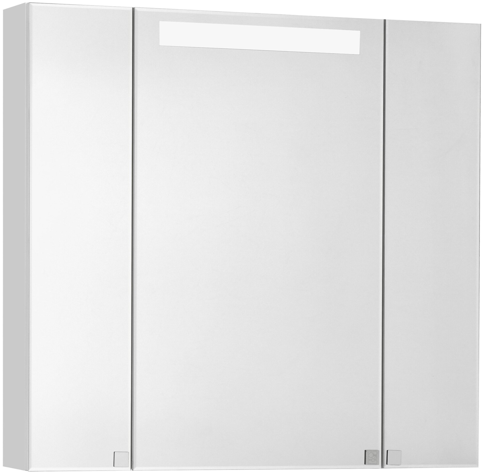 Зеркало-шкаф AQUATON Мадрид 80М с подсветкой, белое (1A175202MA010)