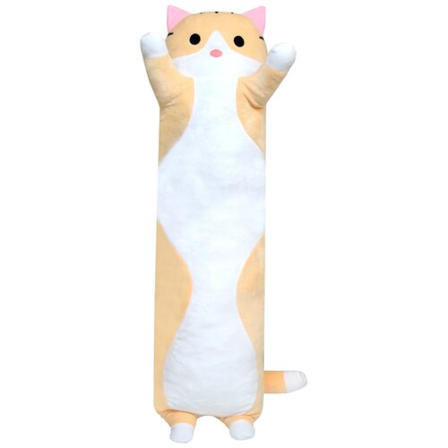 Мягкая игрушка антистресс Кот Батон 100 см классический / подушка обнимашка, GoldStitch