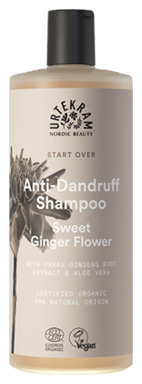 Шампунь для волос против перхоти Сладкий цветок имбиря, Urtekram, 500 мл