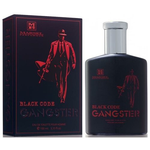 Brocard men Gangster - Black Code Туалетная вода 100 мл. (marsel Parfumeur) туалетная вода мужская marsel gangster black code 100мл