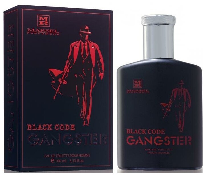 Marsel Parfumeur Gangster Black Code, 100 мл, Туалетная вода