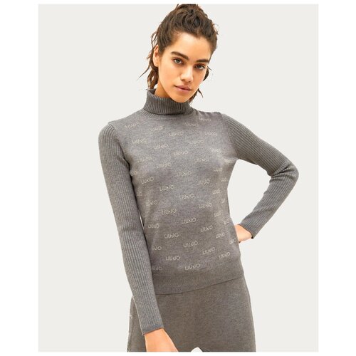 фото Свитер liu jo жен., liujotf2107ma63m22222 ,цвет: black ,размер: m