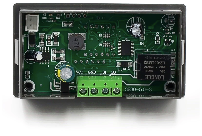 Терморегулятор W3230 с выносным датчиком 24В, 20А - фотография № 3