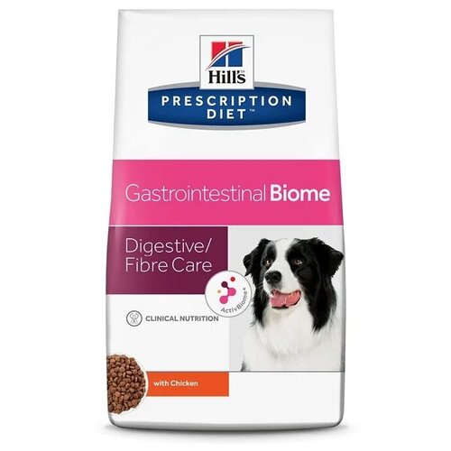 Сухой корм для собак Hill's Prescription Diet Gastrointestinal Biome диета при расстройствах пищеварения и забота о микробиоме кишечника 1,5 кг.