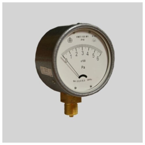 Напоромер показывающий НМП-100-М1Р (0... 40,0 кПа) М20х1,5;1,5;D100мм