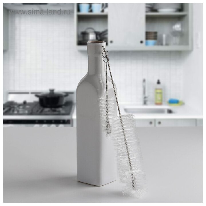 фото Набор ёршиков для посуды Доляна, 2 шт: 4×23 см, 2×11 см