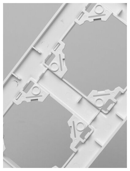Рамка двухместная горизонтальная, серия Эрна, PFR00-9002-01, белый - фотография № 2