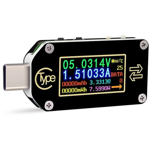 USB тестер RuiDeng TC66C с Bluetooth цифровой usb тестер um24c с bluetooth