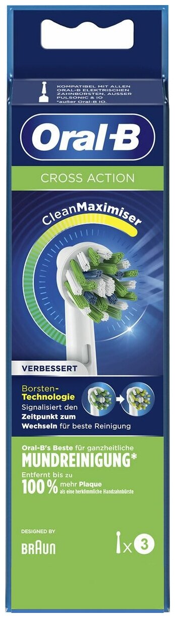 Насадки Braun Oral-B Cross Action (3 шт) - фотография № 9