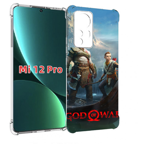 Чехол MyPads God Of War Кратос Атрей для Xiaomi 12S Pro задняя-панель-накладка-бампер чехол mypads god of war кратос атрей для zte nubia z40 pro задняя панель накладка бампер