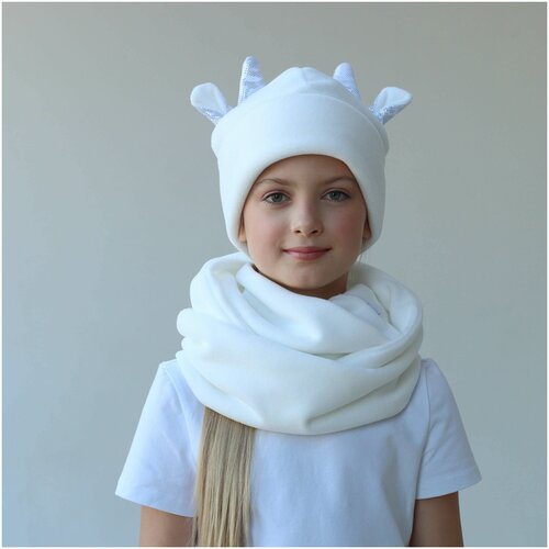 фото Шапка и снуд «бык монти», размер 56 кофтёныши