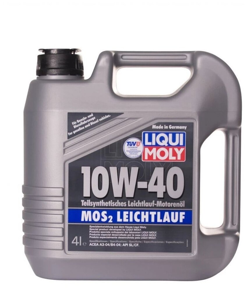 Масло моторное Super Leichtlauf 10W40 Liqui Moly 4л 1916