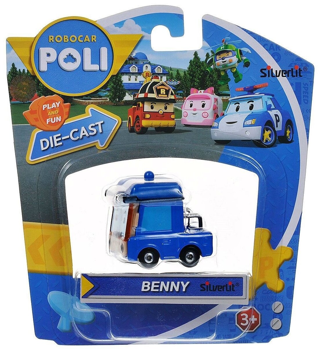 Грузовик ROBOCAR POLI Робокар Поли Бэнни (83254) 1:64 4 см