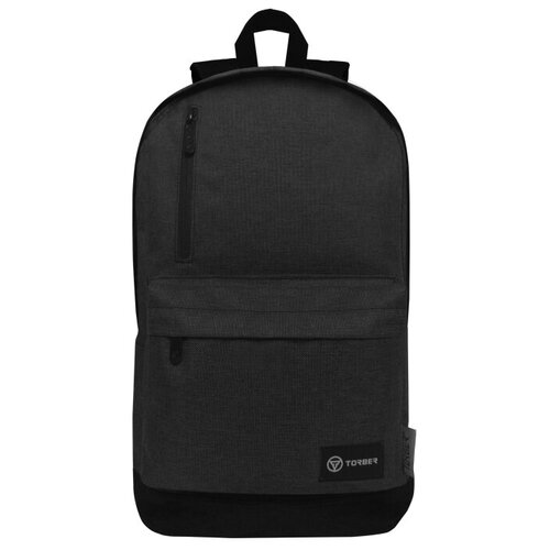 фото Влагозащитный рюкзак torber graffi t8083-blk, черный 24 л