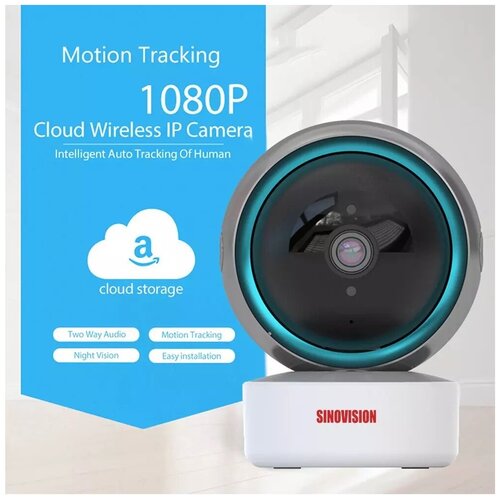 Умная камера видеонаблюдения Wi-Fi 360 2 Мп 1080Р ночное видение 149000₽