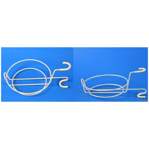 Съемная корзинка №2 d19см бело-серебряная к подставке Сад на окне