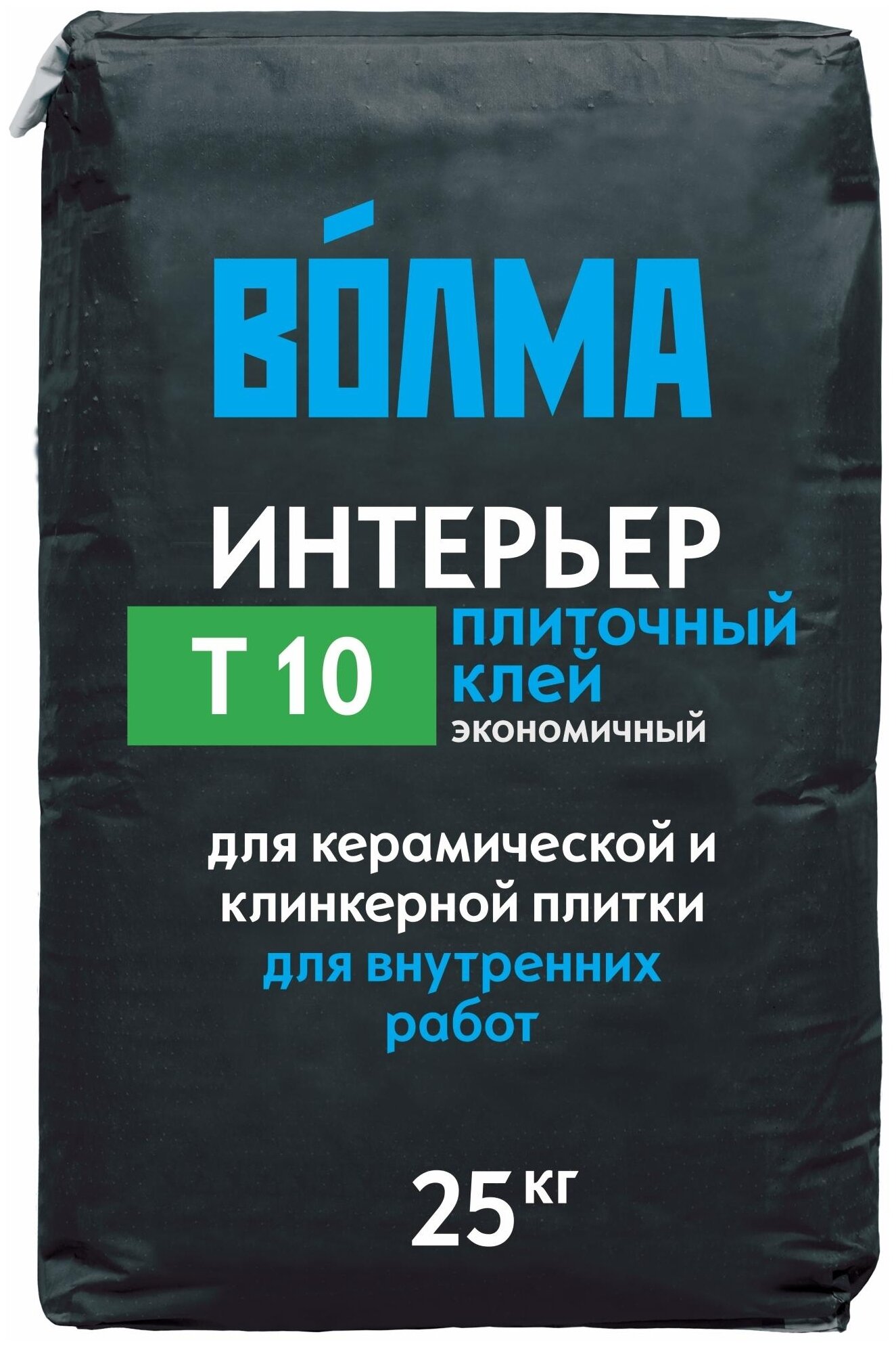 Клей для плитки Волма Интерьер 25 кг 25 л