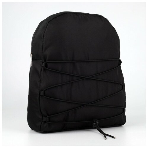 Рюкзак текстильный со шнуровкой, цвет черный Nazamok 7574265 .
