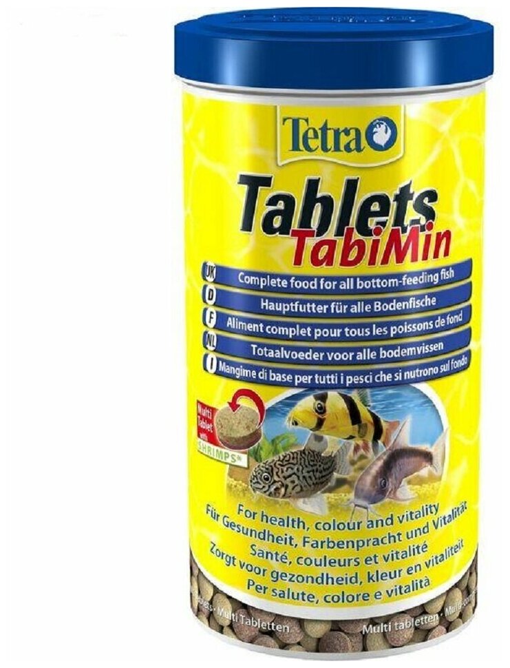 TETRA TABLETS TABIMIN корм таблетки для донных рыб (2050 т) - фотография № 9