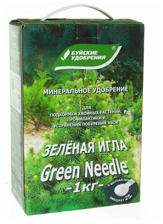 Удобрение Зеленая игла БХЗ (1кг гранулированное)