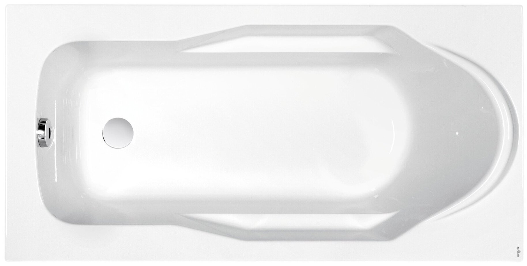 Акриловая ванна Cersanit Santana 1400x700, белый 63348